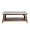 Alaterre Furniture Brookside 48"W Wood with Concrete-Coating Coffee Table AWBS1270C - alternate 3